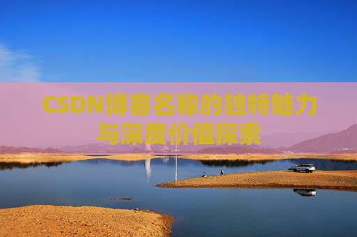 CSDN博客名称的独特魅力与深度价值探索